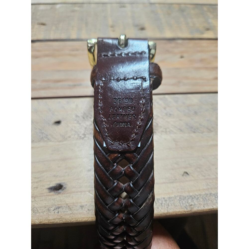 Fossil Mens Braided Belt Brown Size 36 - Picture 6 of 6
